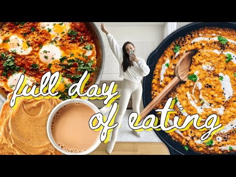 What I Eat in a Day | Getting into the Routine and Quick Meals 🍛💕