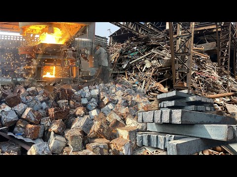 How This Mega Factory Recycling Millions of Tons of Scrape into Strong Metal Billets !!