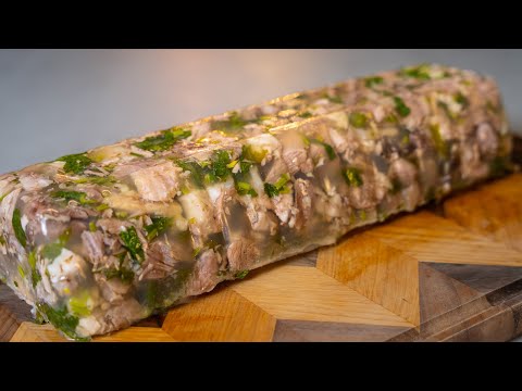 Aspic in Georgian style мужuzhи მუჟუჟი