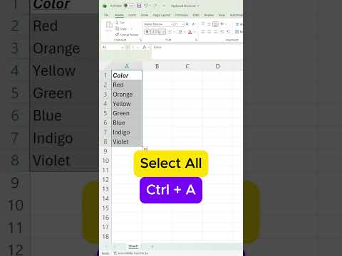 Learn these before anything else! #Excel #Shortcuts #Shorts