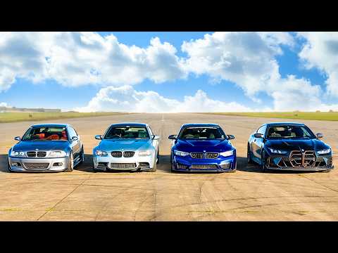 BMW M3 v M4: DRAG RACE