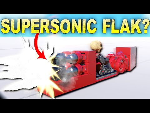 I Tried To Break the Sound Barrier With Flak Cannons and Found Something Weird
