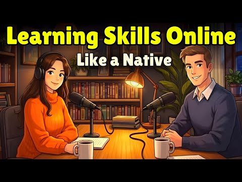 How to Talk About Learning Skills Online Like a Native | Real English Conversation Practice