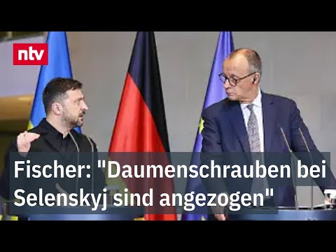 Fischer: "Daumenschrauben bei Selenskyj sind angezogen" - Verhandlungen in Berlin | ntv