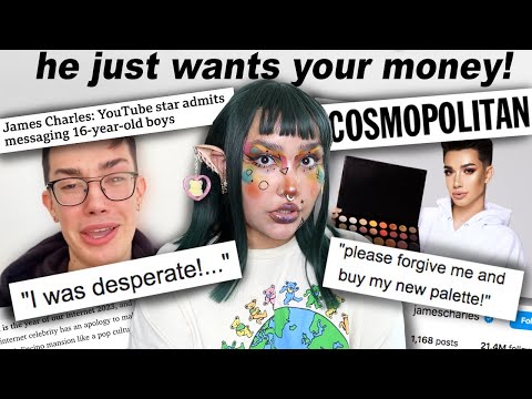 James Charles Wants You to Forget Everything and Buy His Makeup...
