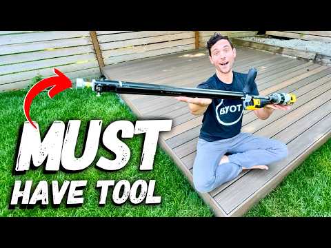 How To Build A Freestanding Deck In ONE Day!