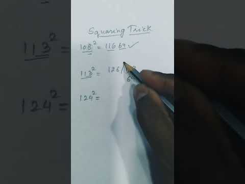 Exclusive 3-Second Squaring of 3-Digit Numbers