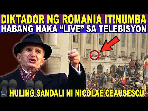 Ang MASAKLAP na HULING SANDALI ni ROMANIAN DICTATOR NIKOLAI CEAUSESCU