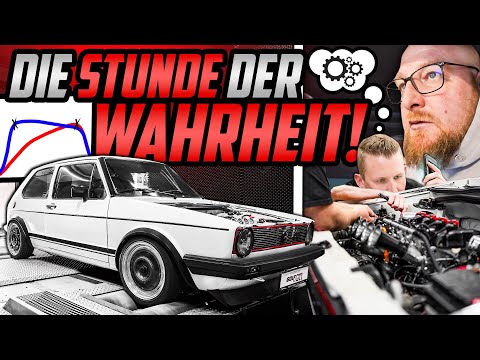 JETZT MUSS er ABLIEFERN! - Golf 1 GTI 2.0 16V - LEISTUNGSJAGD mit Programmierer & Motorenbauer!