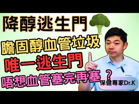 Dr. K 保健專家︱膽固醇唯一逃生門?︱血管塞完又塞 ? 原來垃圾一直循環 !︱如何開啟降醇逃生門 ?