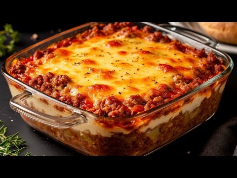 Zarte und unglaublich leckere Kartoffel-Moussaka – ein Genuss!