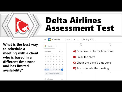 How to Pass DELTA AIRLINES EMPLOYMENT ASSESSMENT TEST - Questions and Answers with Solutions