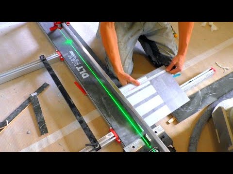 Precise TILE CUTTING down to the mm!! Customizable DLT MAXLINE tile cutter templates!!!