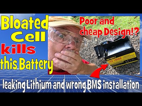 Battery delaminates after 4 years. Wrong pouch cell installation without compression?