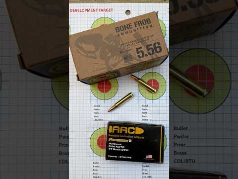 Bone Frog 77gr Match Burner: Sub-MOA Accuracy and Velocity Test Results