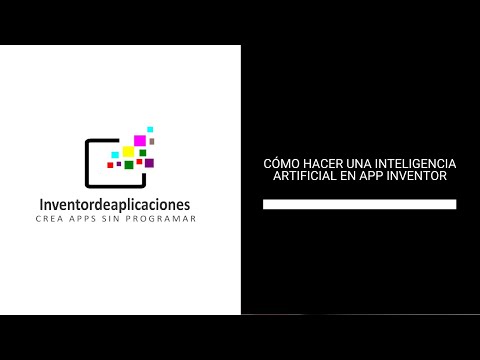 Crea una Inteligencia Artificial con App Inventor 2