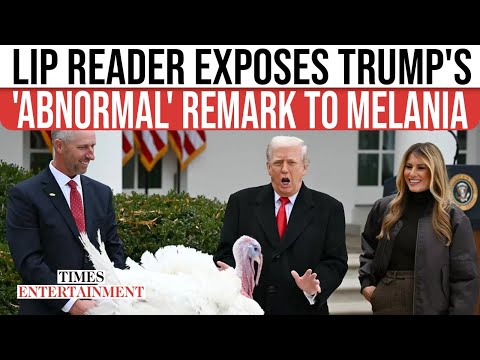 Trump's STARTLING Off-Mic Melania Remark, 'ABSURD' Comment At Thanksgiving Turkey Pardon REVEALED