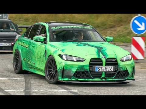 Cars Leaving Nürburgring Tankstelle - 458 GT2, LOUD M3 G80, Skyline R32, M5 CS, 991.2 GT3 RS