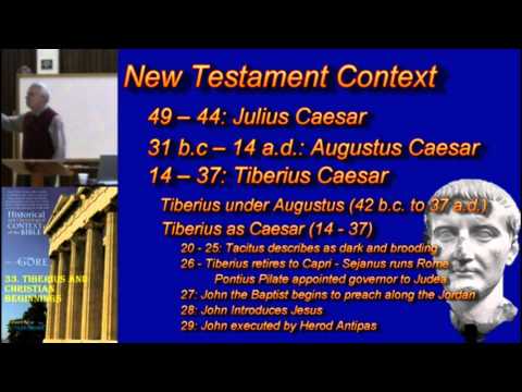 33. Tiberius and Christian Beginnings