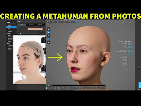 Creating a metahuman with photos tutorial