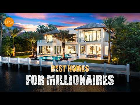 Inside The Most Luxurious Millionaire Homes In The USA: Incredible Mansion Tours