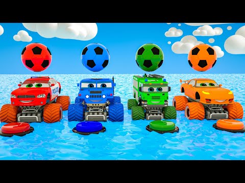 Color Balls & Sing a Song! | Bingo, Old MacDonald, Baby Shark | Baby Nursery Rhymes & Kids Songs