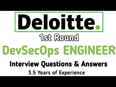 Deloitte DevSecOps Engineer Interview | 1st Technical Round (3.5 YOE) Q&A #devopsinterview #devops 