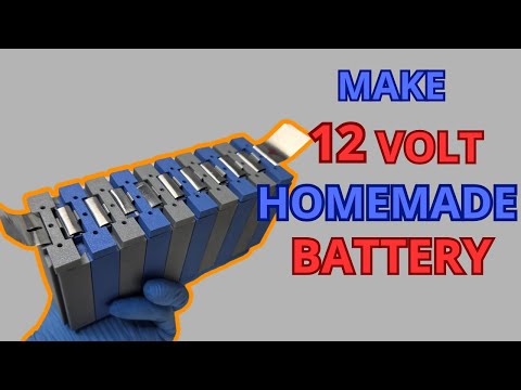 How To Make 12 Volt Homemade Battery | 3D printed battery