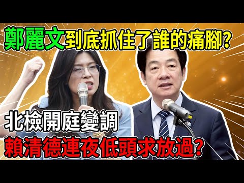 針對朱立倫？全是煙霧彈！北檢真正目標竟是「她」？賴清德這回真的怕了！#鄭麗文 #朱立倫 #賴清德