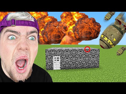 J'ai Testé 100 BOMBES NUCLÉAIRES sur Minecraft !
