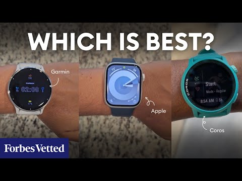 Apple Watch vs. Garmin vs. Coros | Best Fitness Trackers Of 2025 | Forbes Vetted Versus