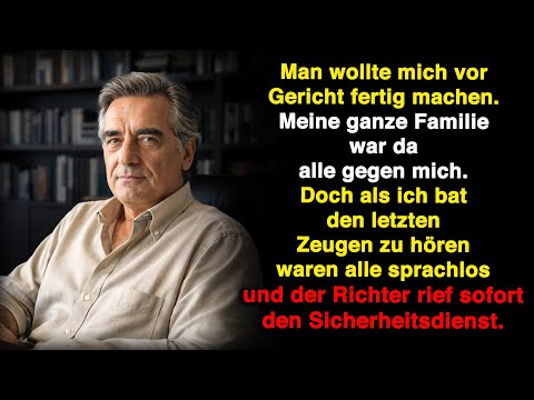 Alle waren gegen mich – ein einziger Wunsch brachte den Gerichtssaal zum Schweigen.