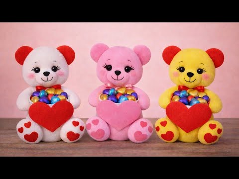 💥Plastik Şişeden Ayıcık Şekerlik Yapımı/❤️ Sevgililer Günü Hediyesi 