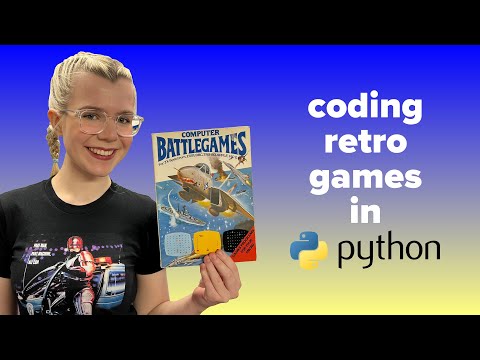 Programming Retro Games in Python | 80s Usborne Computer Coding Book