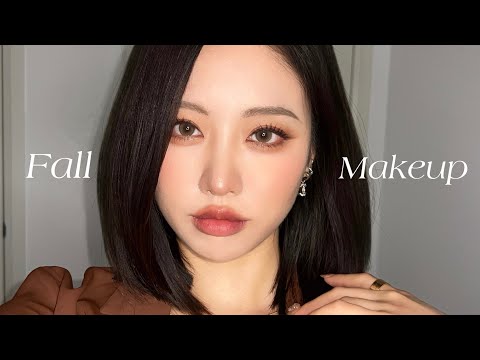 Soft daily fall makeup🤎 expensive & matte warm tone look✨
