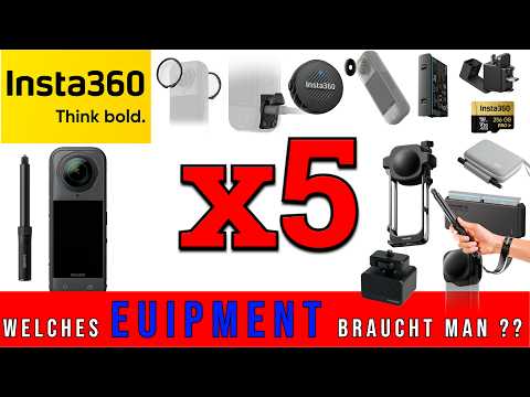 Insta360 X5 I Which accessories do you really need?