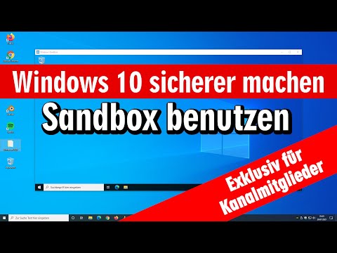 Windows 10 sicherer machen ✅️ Sandbox benutzen ▪️ SVM im Bios aktivieren ▪️ Dateien übertragen
