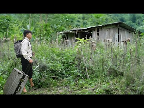 30 days, CEO returned from the city to live in the countryside, he built himself a solid stone house