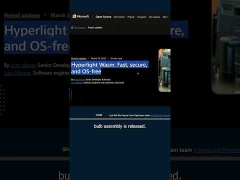 M$ Hyperlight - A new light weight hypervisor VM