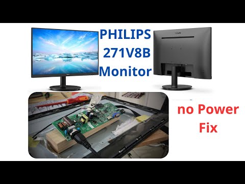 Philips 271V8B/74 27 inch Monitor No Power (not a DIY video just sharing a tip)