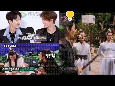 [Part 1] Xiao Zhan 肖战​ Wang Yibo 王一博 cute and funny moments || The Untamed