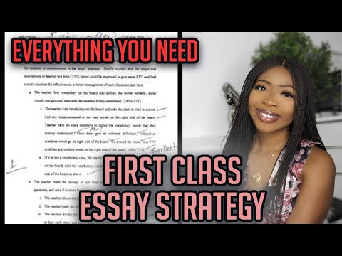 THE SECRET TO WRITING A 1ST CLASS LAW ESSAY with *REAL* Examples