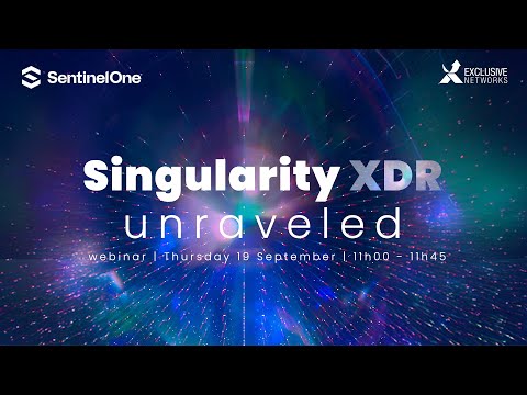 SentinelOne Singularity XDR webinar