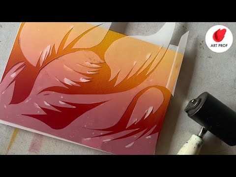 Gelli Plate & Stencils Printmaking Tutorial, Step by Step for Beginners