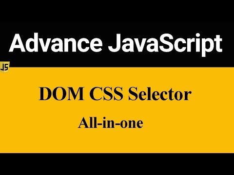 DOM CSS Selector in JavaScript (Hindi)