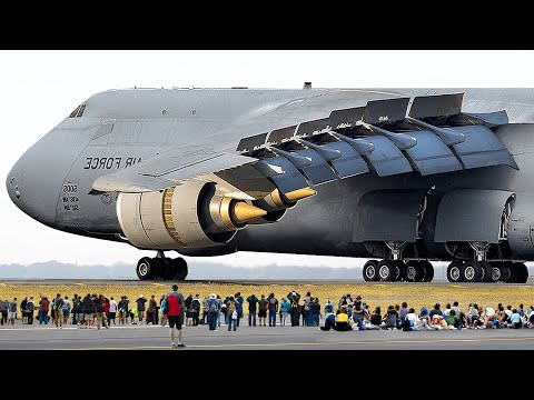 US C-5 Galaxy Shows Insane Power During Intense Flight Operations