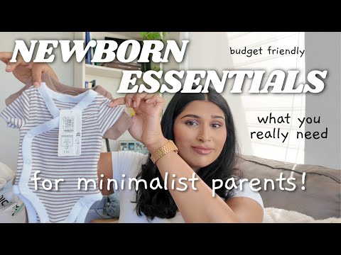 NEWBORN ESSENTIALS | Minimalist First-Time Mom (No Overhyped Products)