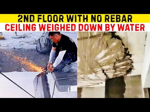 NO ONE is SAFE in China! Floor Has NO Rebar, Steel is GLUED & Workers Buried Alive