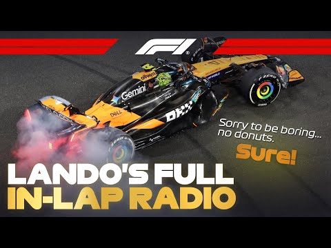 Lando Norris' In-Lap IN FULL | 2025 Abu Dhabi Grand Prix