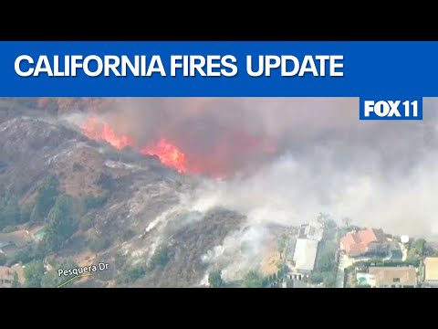 California Fires Update: Palisades Fire burns in Mandeville Canyon